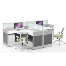 Fashion Office Cubicle Workstation Aluminum Office Workstation (FOH-CXSP408- 2PB)